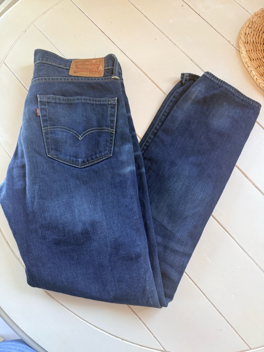Levi's Men Straight Jeans - Indigo Blue